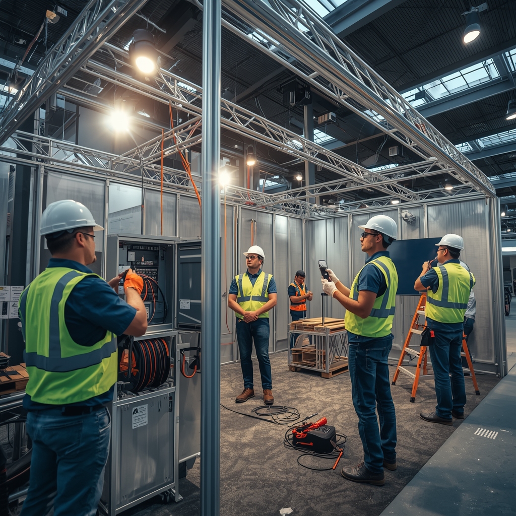 Progettazione di uno stand fieristico con concept su misura